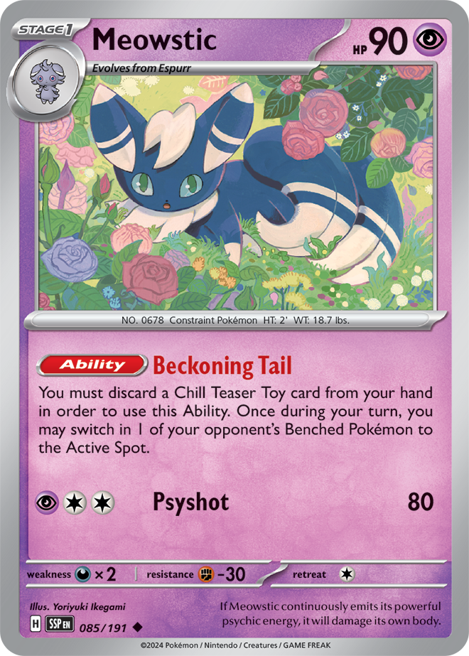 Meowstic 085/191 — Surging Sparks