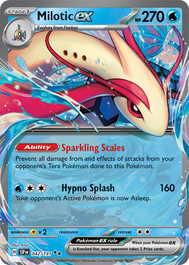 Milotic ex 042/191 — Surging Sparks