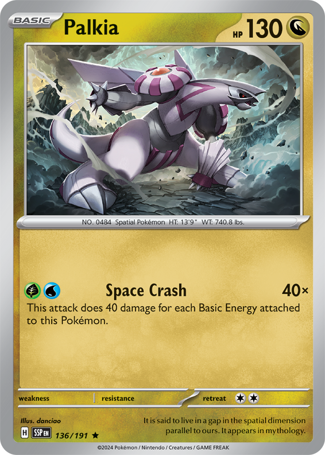 Palkia 136/191 — Surging Sparks