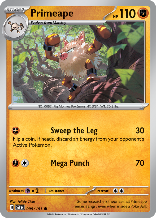 Primeape 099/191 — Surging Sparks