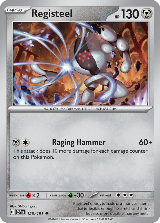 Registeel 125/191 — Surging Sparks