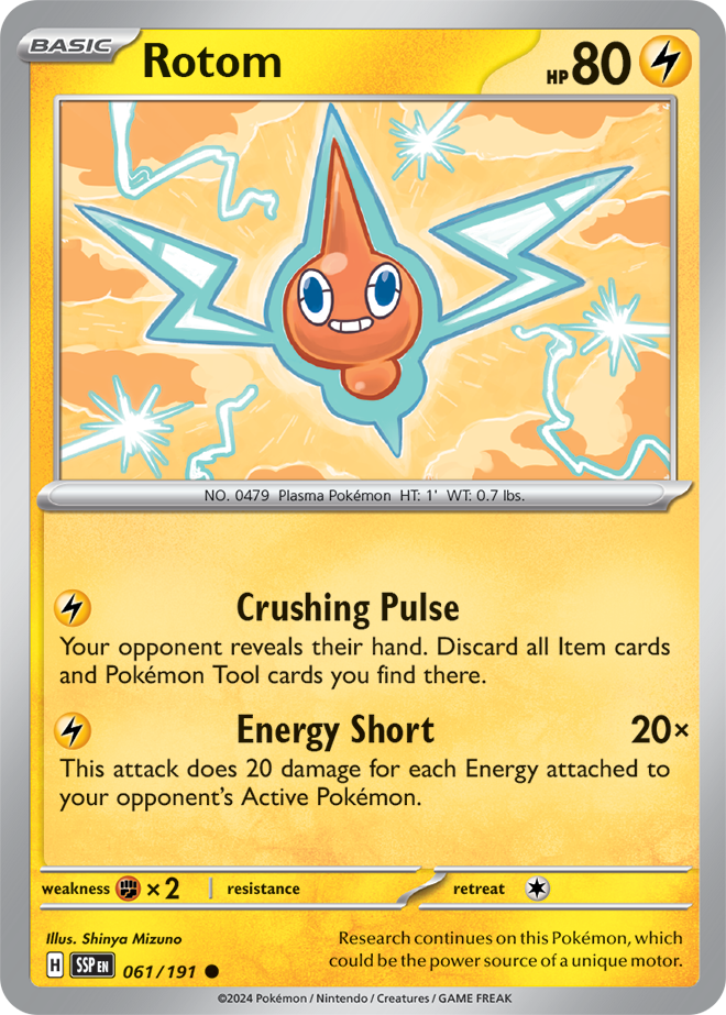 Rotom 061/191 — Surging Sparks