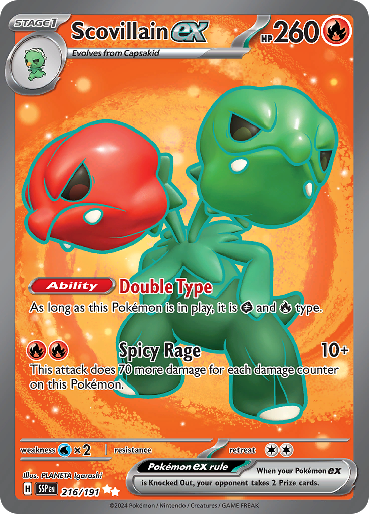 Scovillain ex 216/191 — Surging Sparks