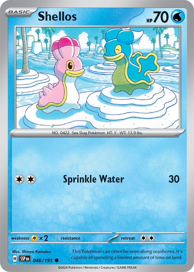 Shellos 046/191 — Surging Sparks