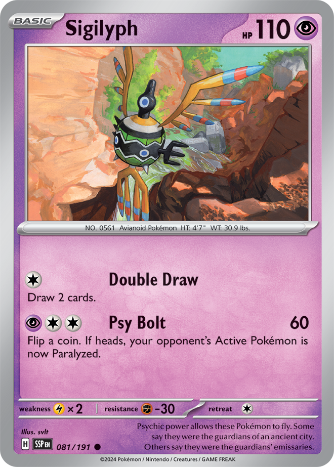 Sigilyph 081/191 — Surging Sparks