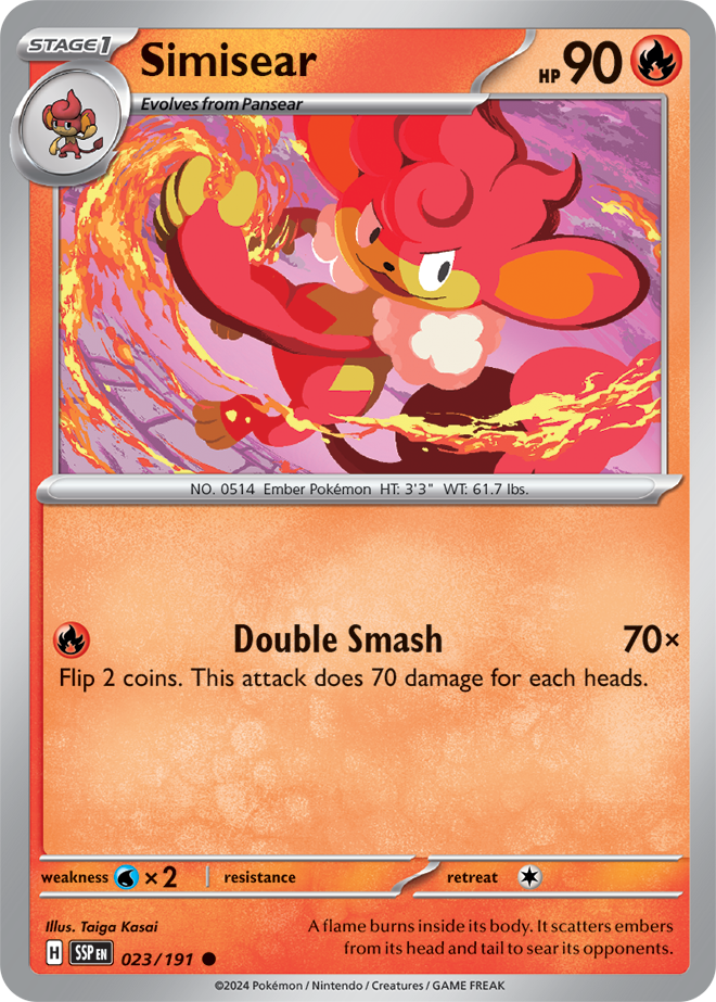 Simisear 023/191 — Surging Sparks