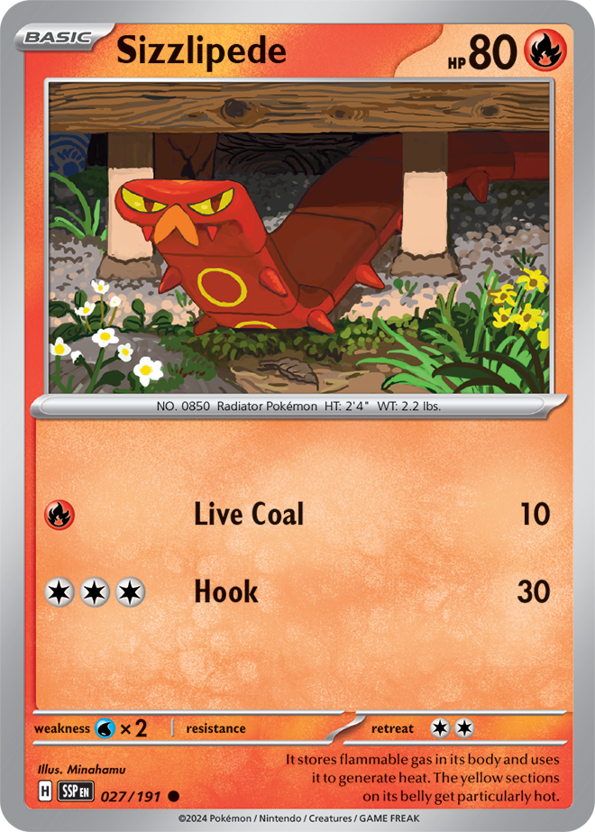 Sizzlipede 027/191 — Surging Sparks
