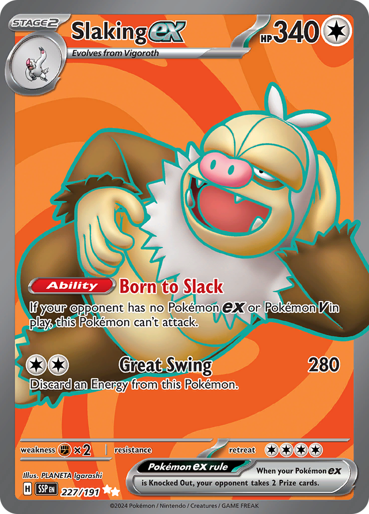Slaking ex 227/191 — Surging Sparks