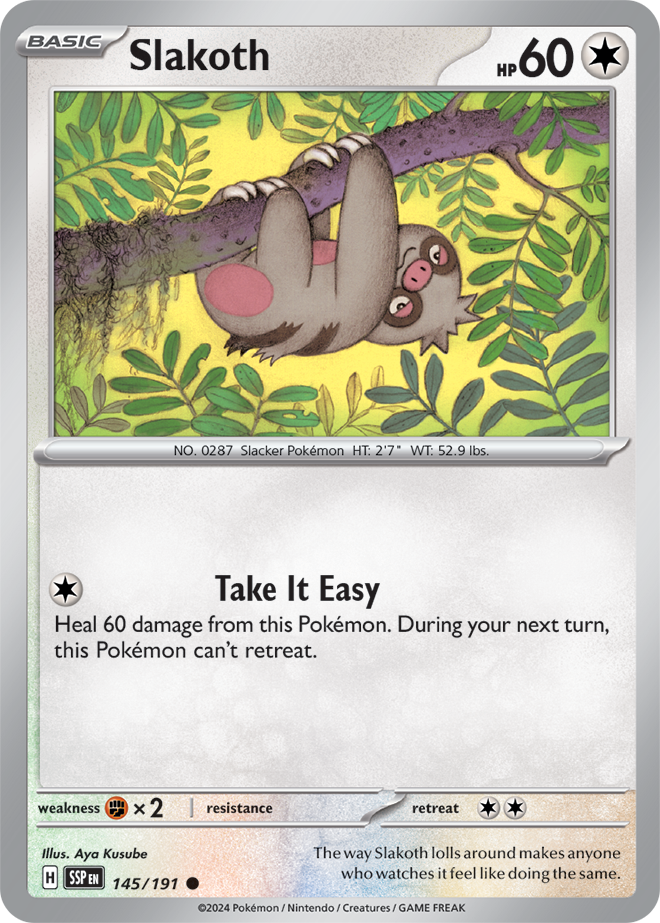 Slakoth 145/191 — Surging Sparks