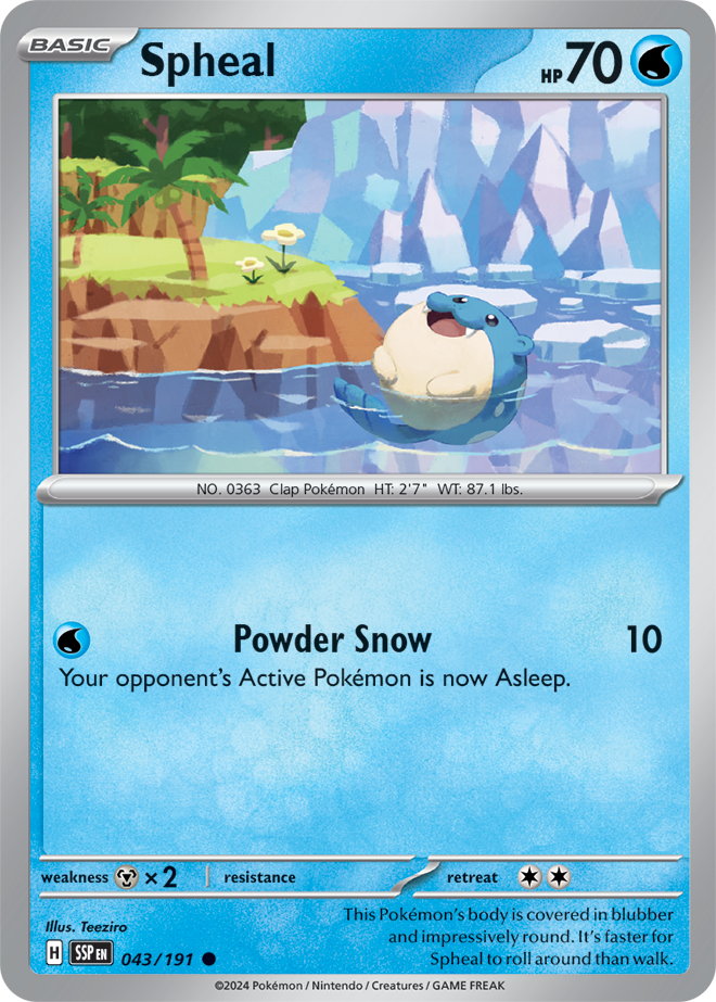 Spheal 043/191 — Surging Sparks