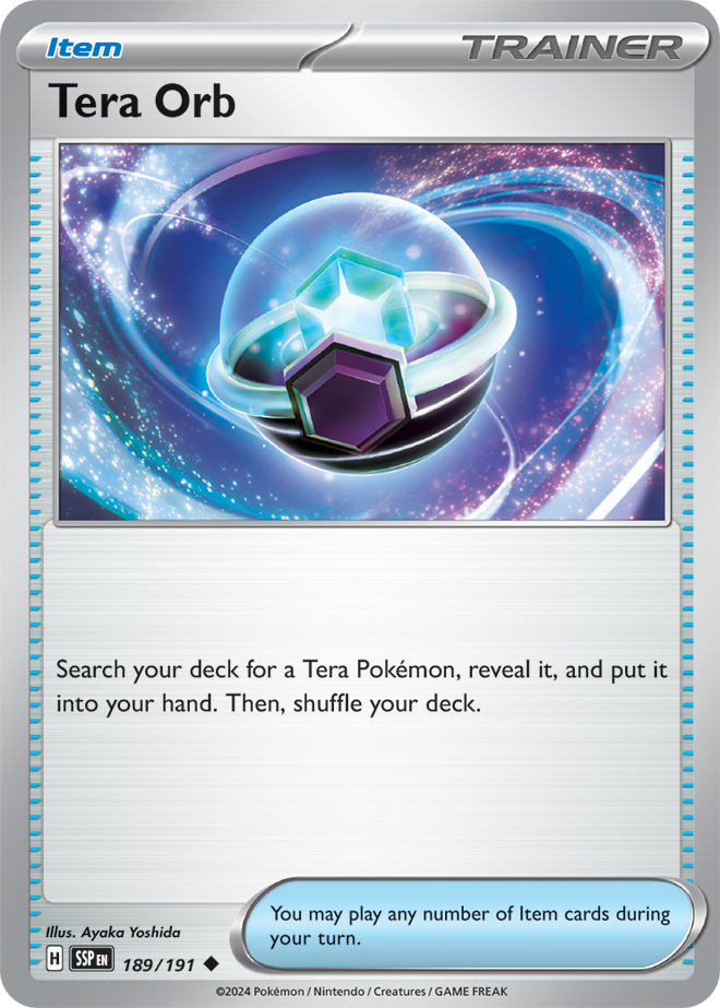 Tera Orb 189/191 — Surging Sparks