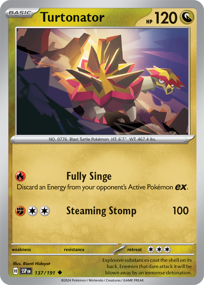 Turtonator 137/191 — Surging Sparks