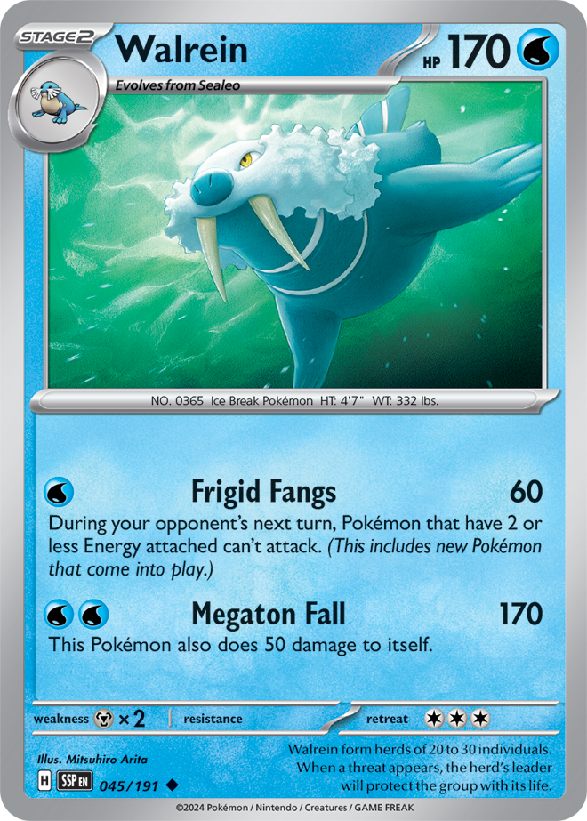 Walrein 045/191 — Surging Sparks