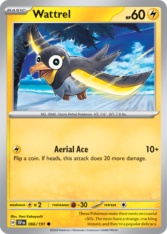 Wattrel 066/191 — Surging Sparks