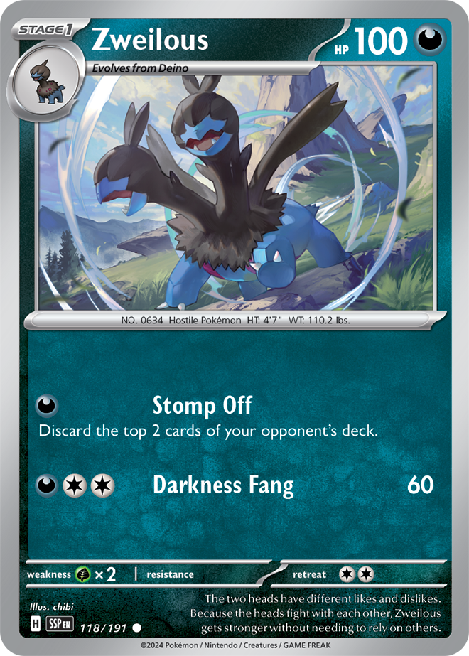 Zweilous 118/191 — Surging Sparks