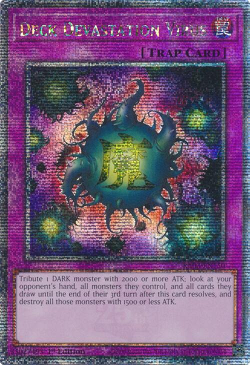 Deck Devastation Virus (Quarter Century Secret Rare) 
