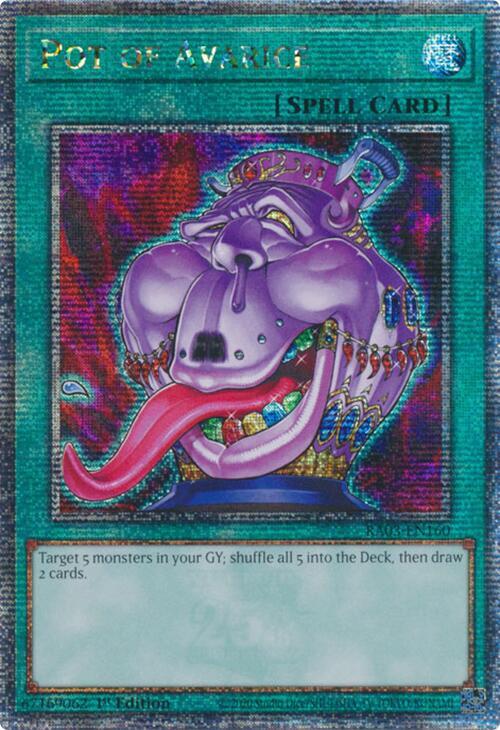 Pot of Avarice (Quarter Century Secret Rare) 
