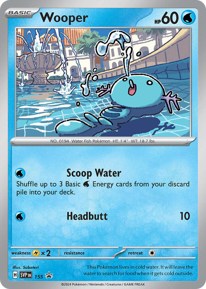 Wooper 155 — Scarlet & Violet Promo