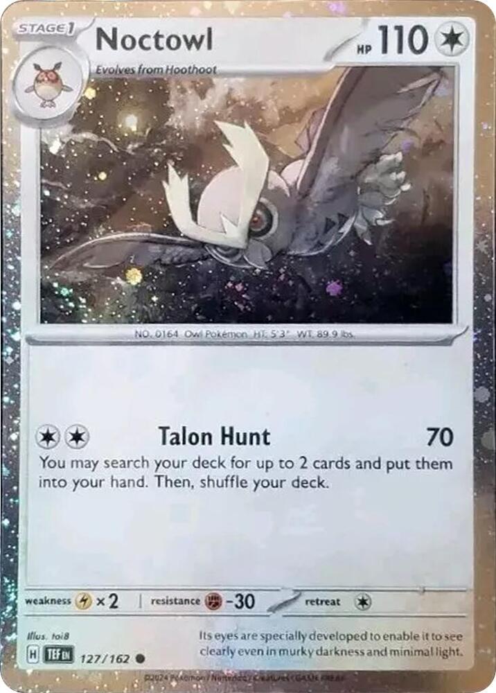 Noctowl (Cosmos Holo) 127/162 — Scarlet & Violet Promo