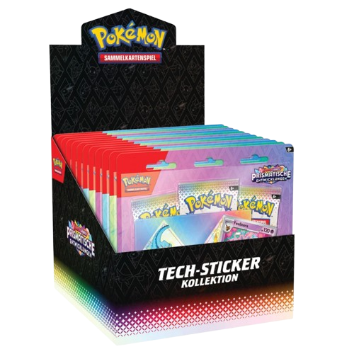 Prismatic Evolutions Tech Sticker Collection Case 