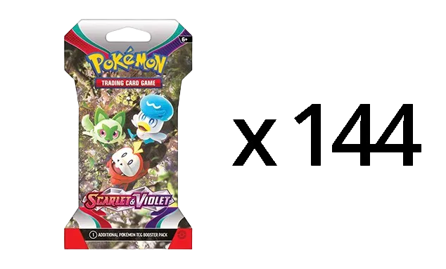 Scarlet & Violet Sleeved Booster Case