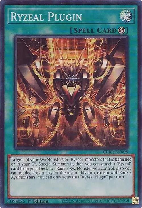 cross breakers yugioh card list YuGiOh Trading Card Game Crossover Breakers Rare Ryzeal Plasma Hole  CRBR-EN010