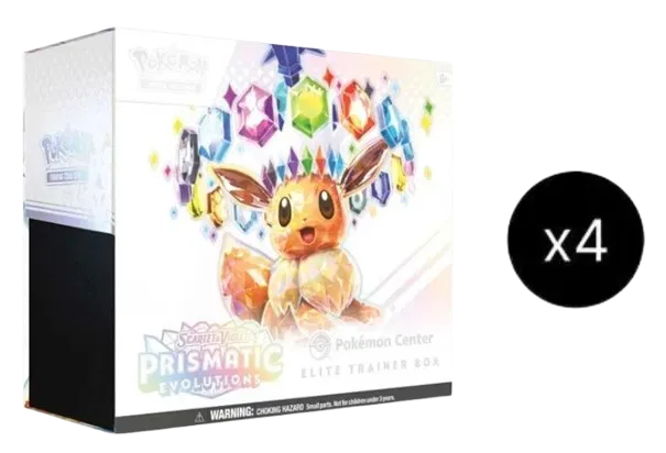 Prismatic Evolutions Pokemon Center Elite Trainer Box (Exclusive) Case