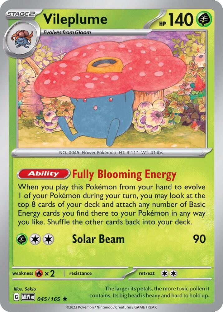 Vileplume (Scarlet and Violet: 151) 
