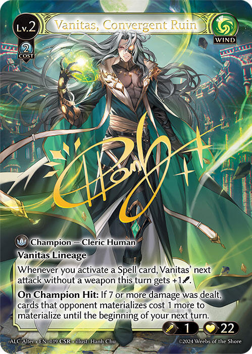 Alchemical Revolution Alter Edition - Grand Archive Card List and