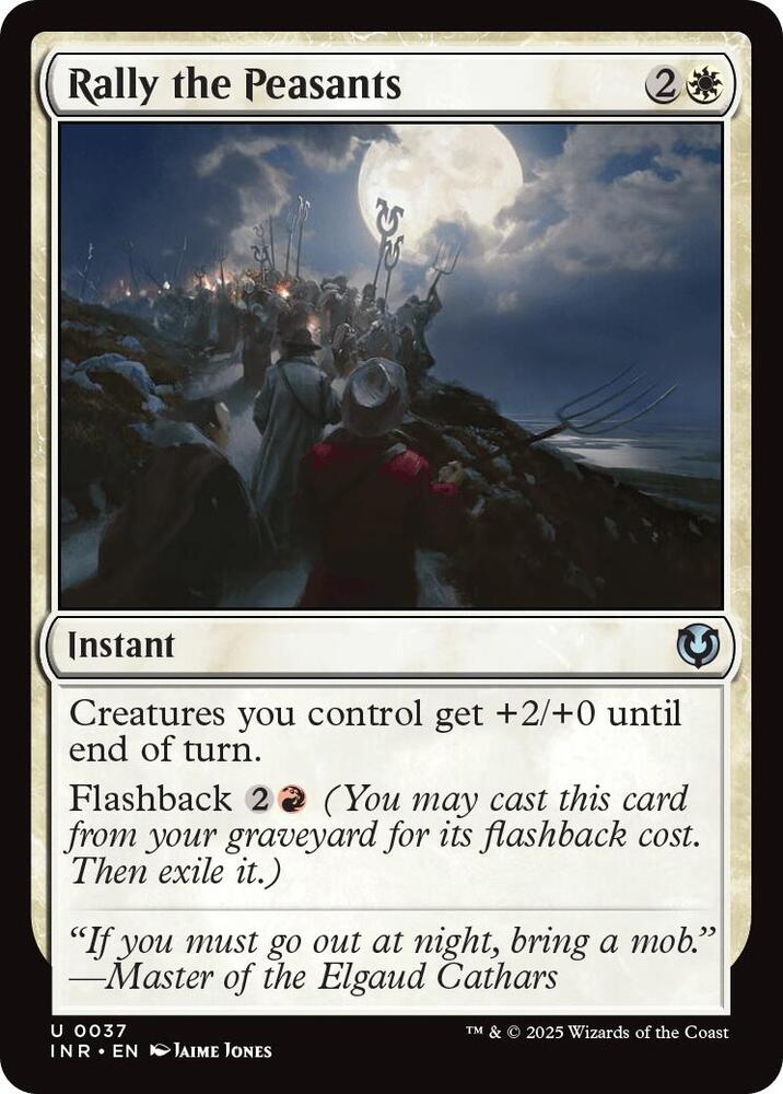 Rally the Peasants 37 Innistrad Remastered Magic The Gathering
