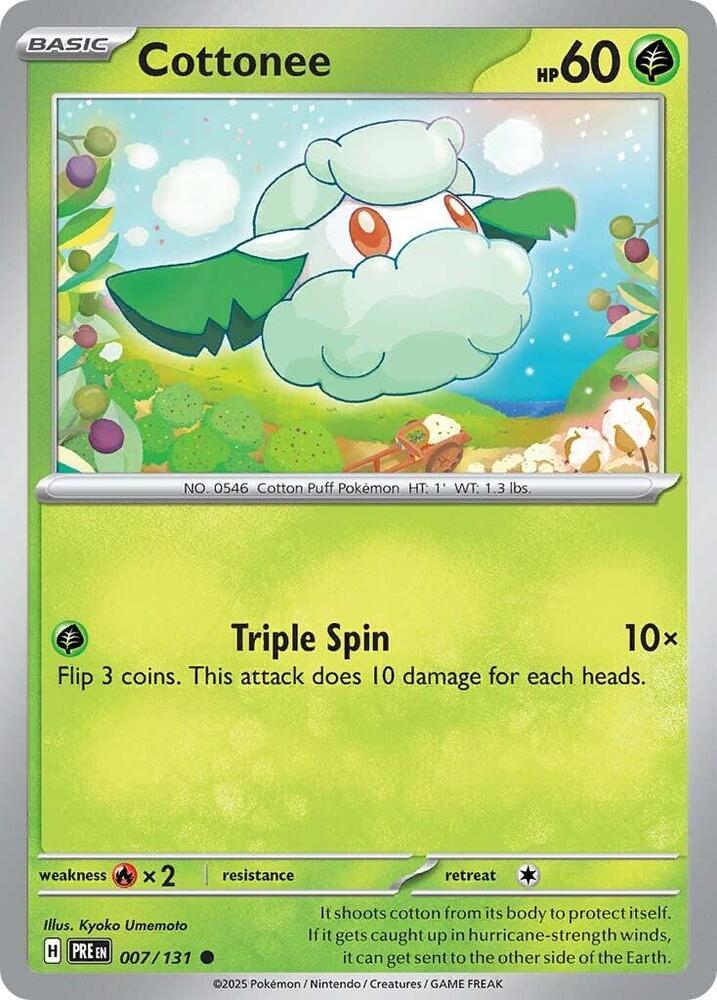 Cottonee 007/131 — Prismatic Evolutions