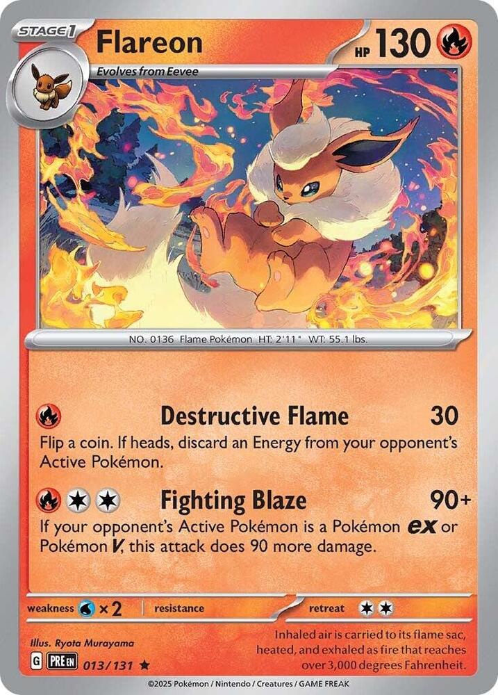 Flareon 013/131 — Prismatic Evolutions