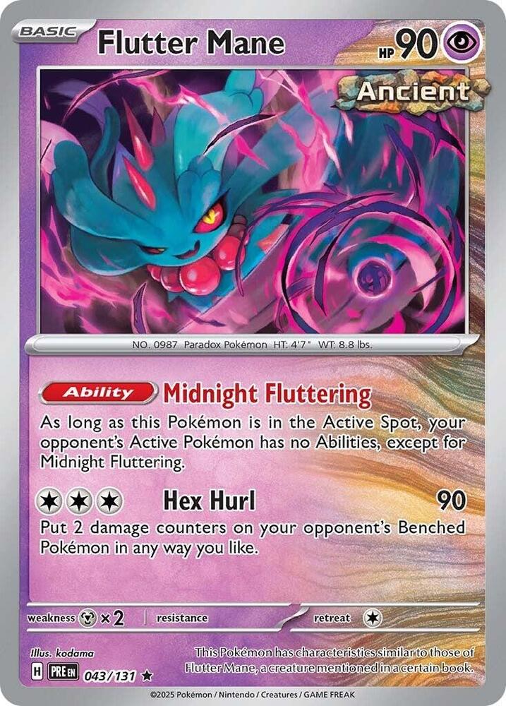 Flutter Mane 043/131 — Prismatic Evolutions