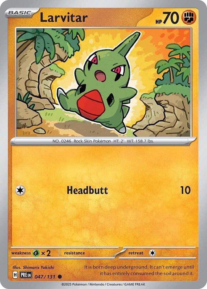 Larvitar 047/131 — Prismatic Evolutions