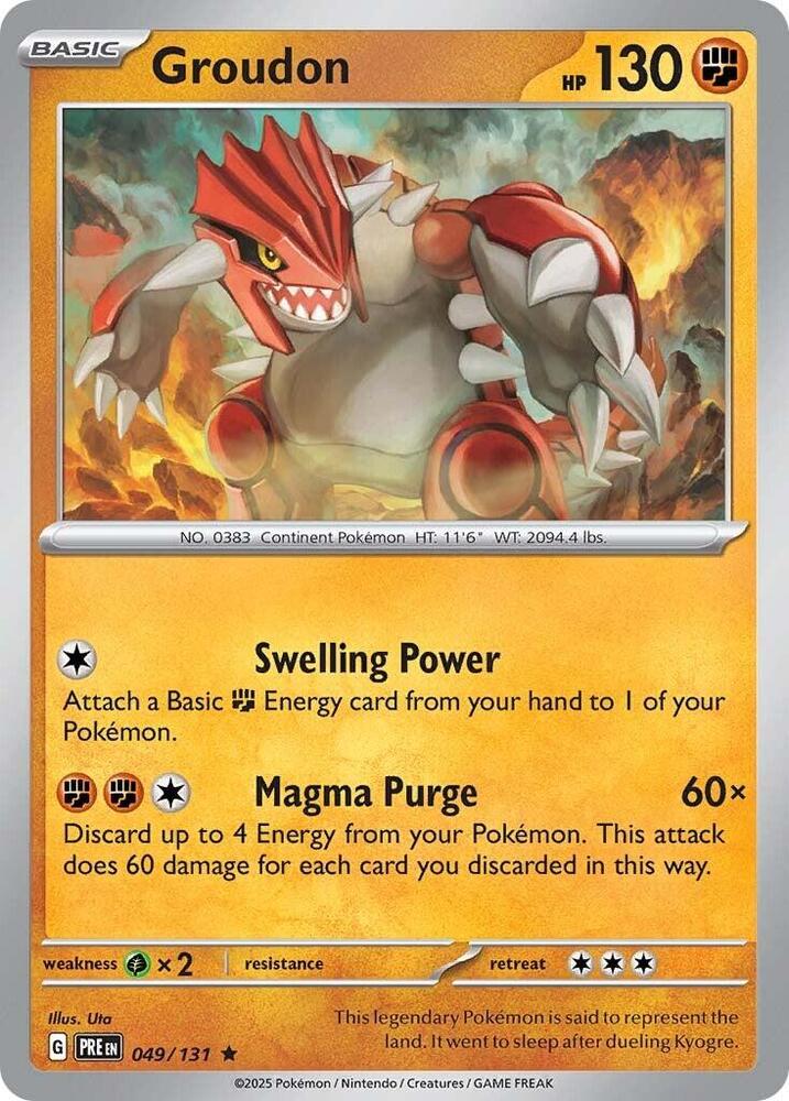 Groudon 049/131 — Prismatic Evolutions