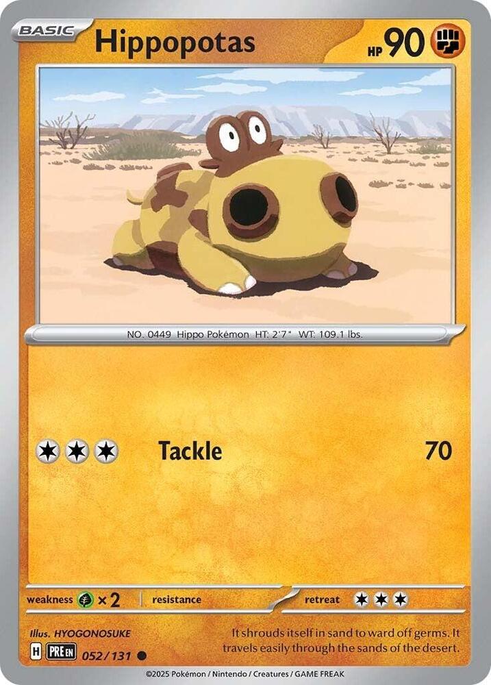 Hippopotas 052/131 — Prismatic Evolutions
