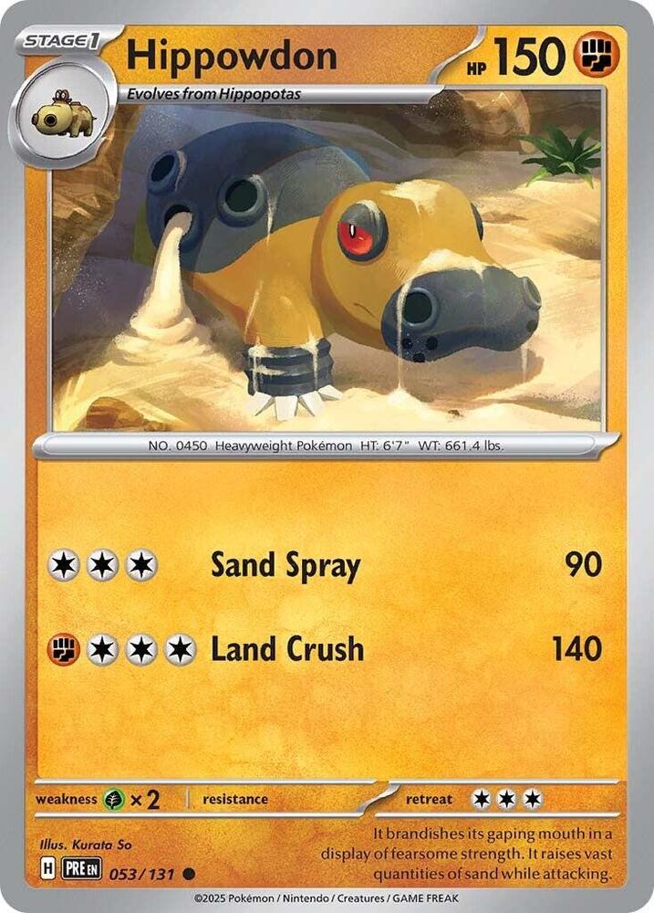 Hippowdon 053/131 — Prismatic Evolutions