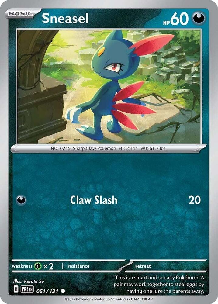 Sneasel 061/131 — Prismatic Evolutions