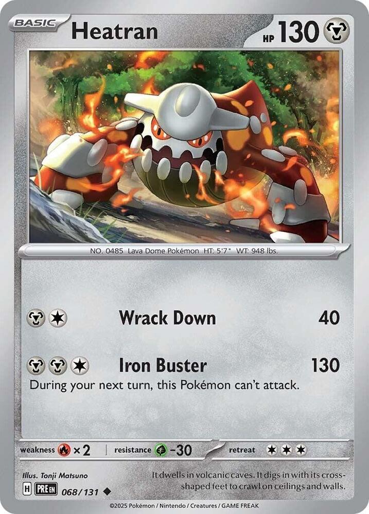 Heatran 068/131 — Prismatic Evolutions