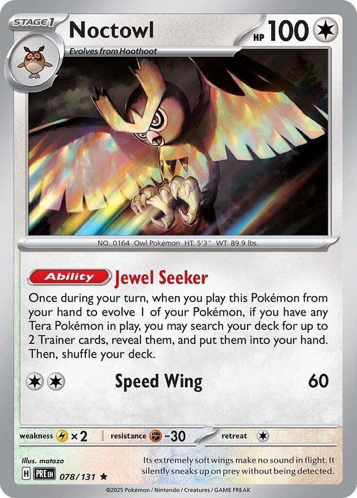 Noctowl 078/131 — Prismatic Evolutions