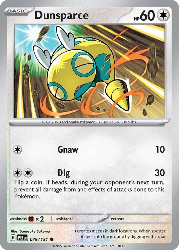 Dunsparce 079/131 — Prismatic Evolutions