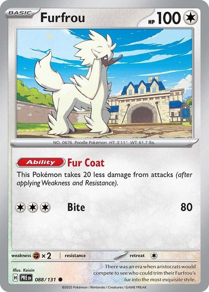 Furfrou 088/131 — Prismatic Evolutions