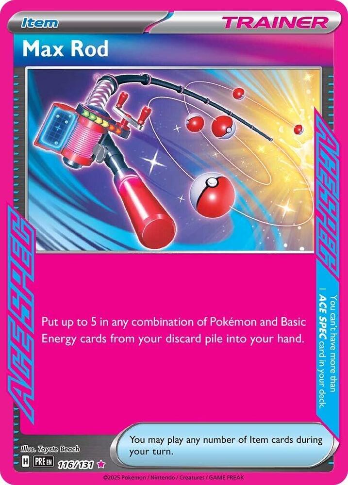 Max Rod 116/131 — Prismatic Evolutions