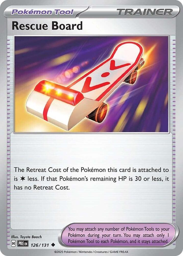 Rescue Board 126/131 — Prismatic Evolutions