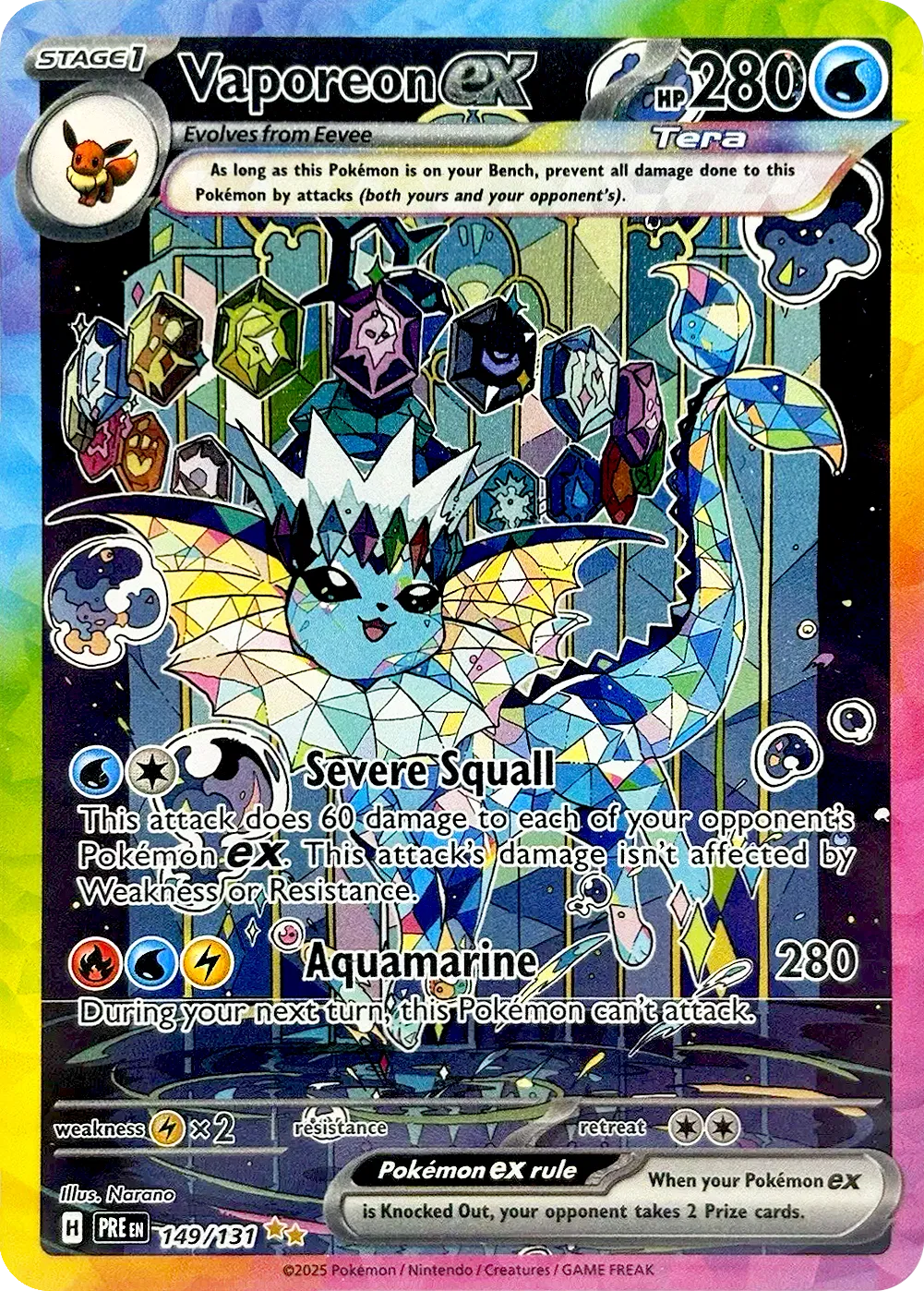 Vaporeon ex
