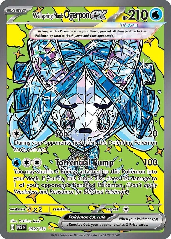 Wellspring Mask Ogerpon ex 152/131 — Prismatic Evolutions