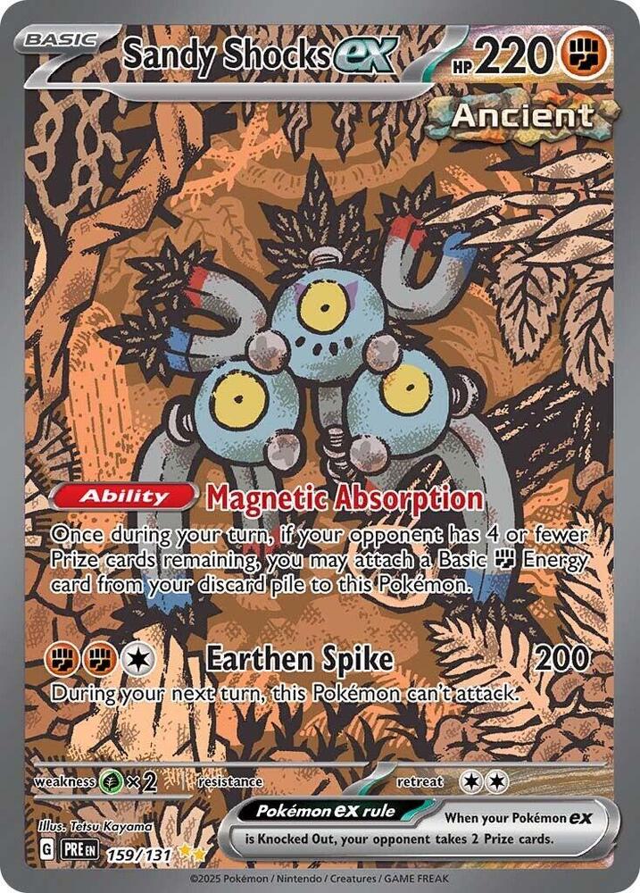 Sandy Shocks ex - 159/131 - Prismatic Evolutions Pokemon - Collectr