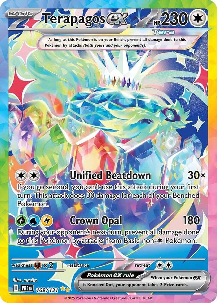 Terapagos ex 169/131 — Prismatic Evolutions