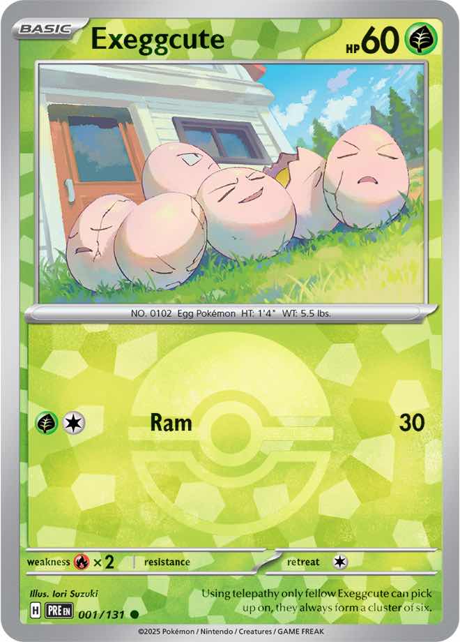 Exeggcute (Poke Ball Pattern) 001/131 — Prismatic Evolutions