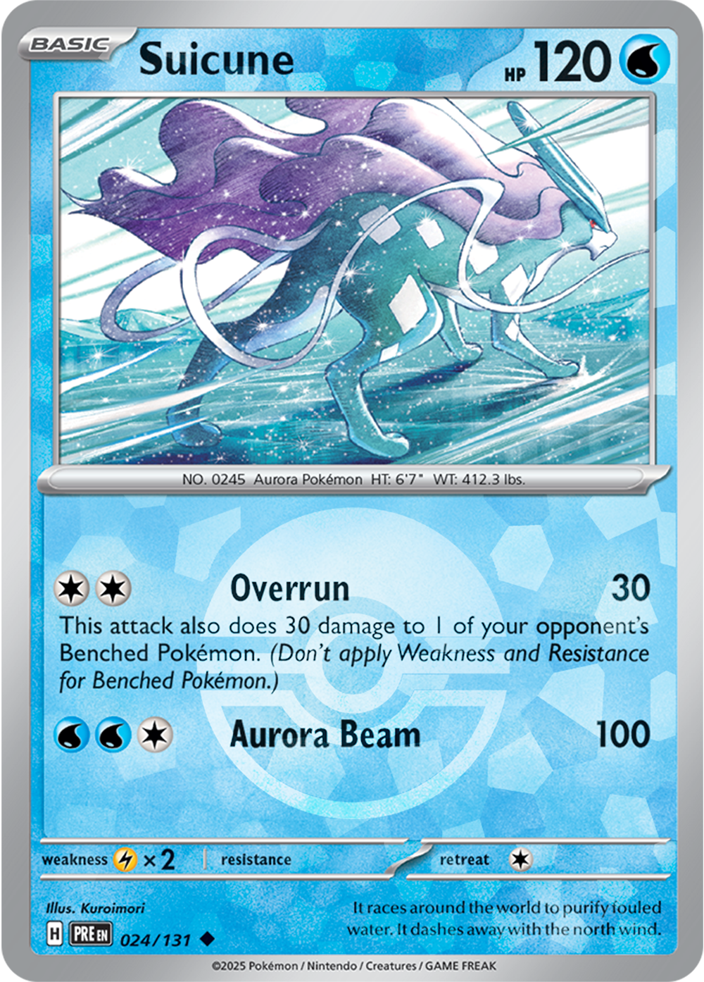 Suicune (Poke Ball Pattern) 024/131 — Prismatic Evolutions